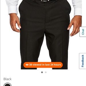 Shaq Mens Stretch Regular Fit Suit Pants Big &Tall